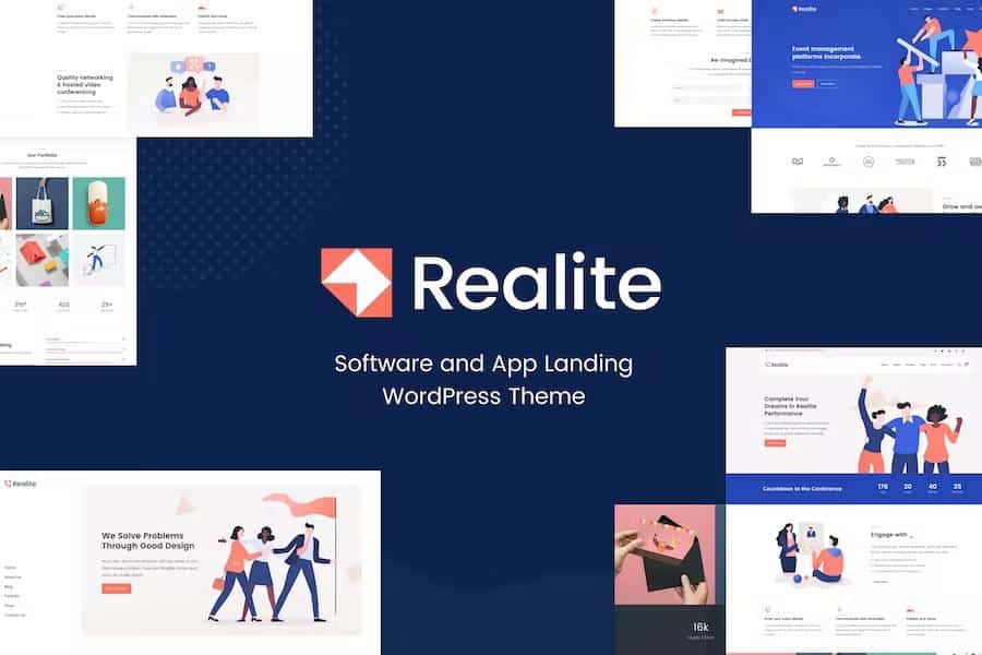 Realite - A WordPress Theme for Startups