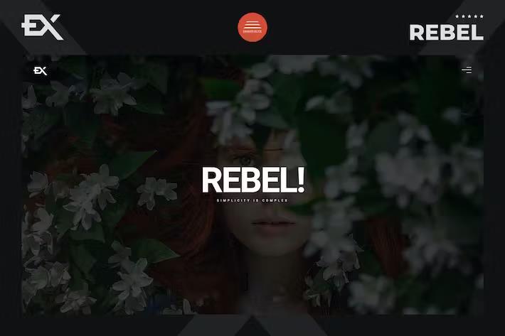 Preview image for Rebel - Creative Portfolio Template