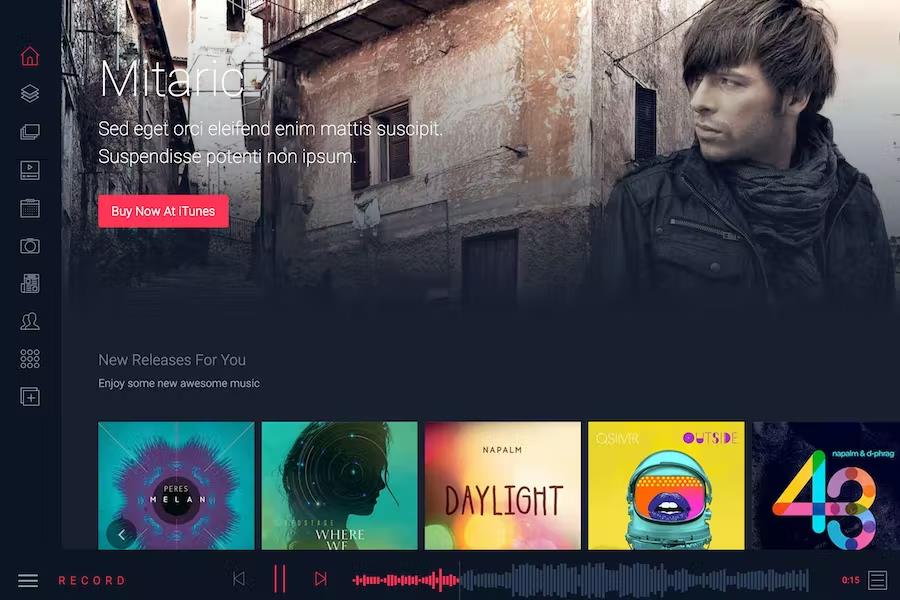 Rekord - Ajaxify Multipourpose Music Podcast & Events Multipurpose HTML Template