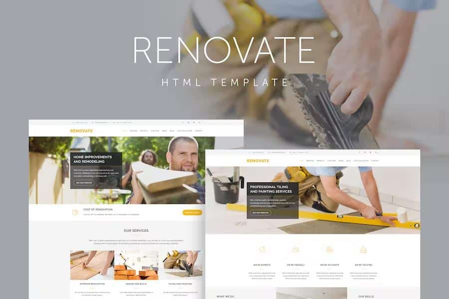 Renovate - Construction Template