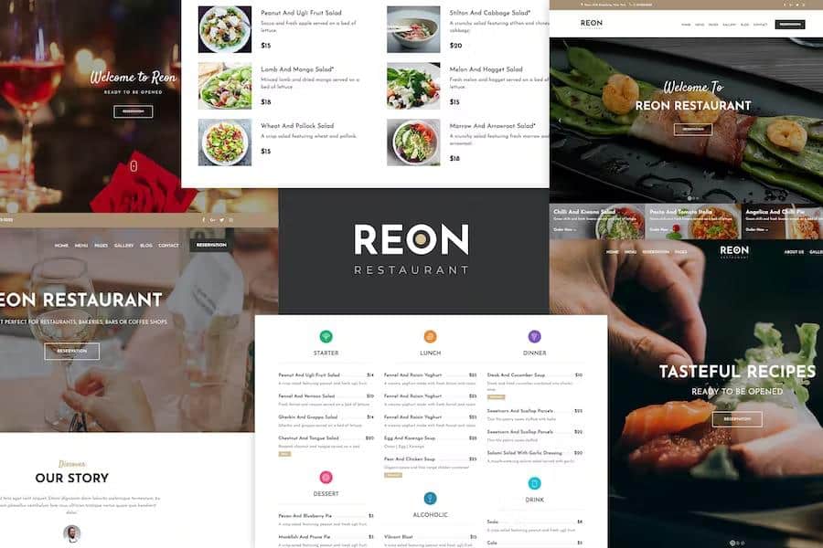Reon - Restaurant WordPress Theme