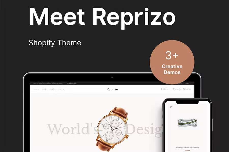 Reprizo - Jewelry & Watch Store Shopify Theme