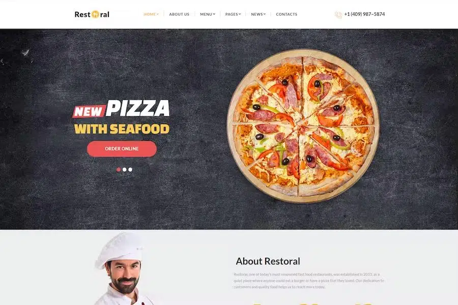 Restoral - Food & Restaurant HTML Responsive Bootstrap 4 Template