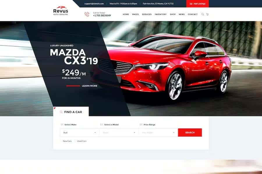 Revus - Auto Dealer HTML