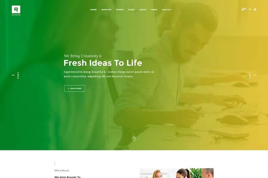 REWON - Multipurpose HTML Template
