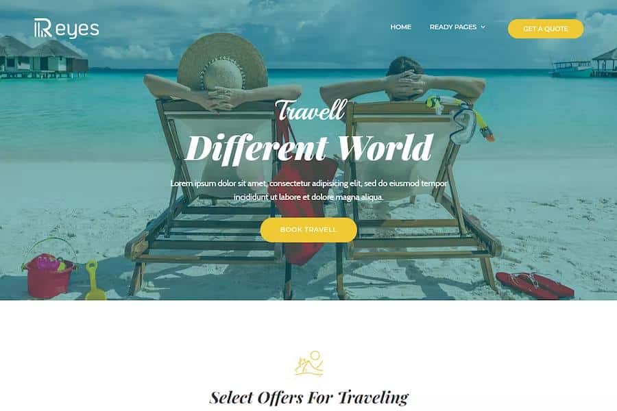 Reyes - Multipurpose Landing Page HTML Template