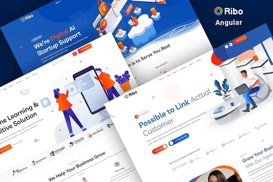 Ribo - IT & SEO Marketing Agency Angular 14 Template