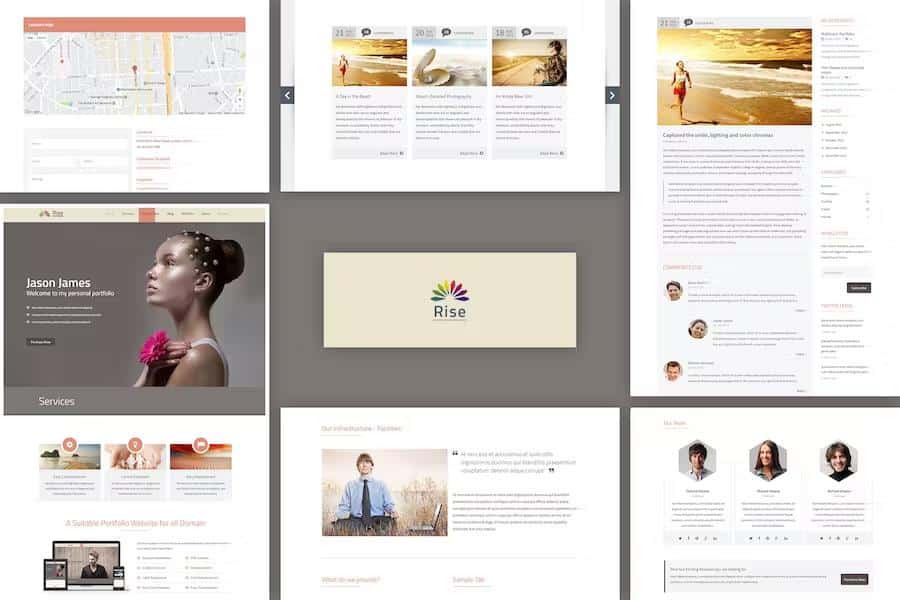 Rise - OnePage Responsive Parallax HTML