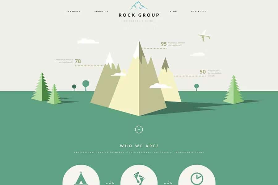 Rock Group - Multipurpose Infographic Theme
