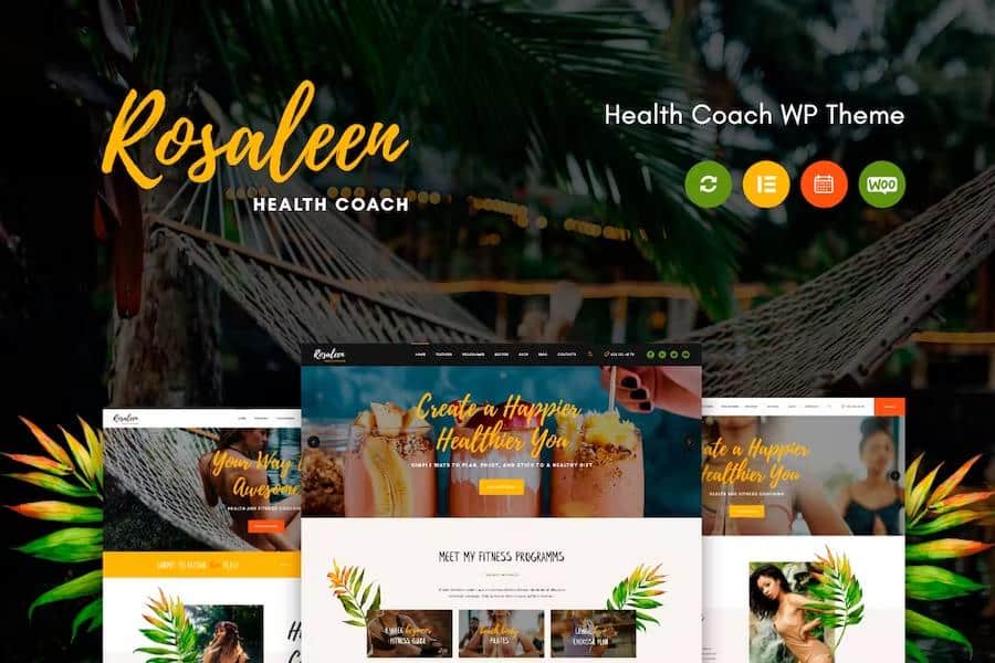 Rosaleen - Health Coach, Speaker & Motivation WordPress Theme