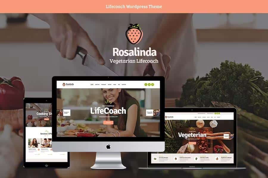 Rosalinda - Health Coach & Vegetarian Lifestyle Blog WordPress Theme