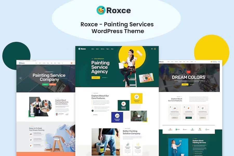 Roxce - Painting Services WordPress Theme + RTL