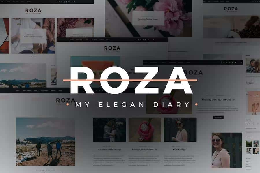 Roza - Clean Blog HTML Template