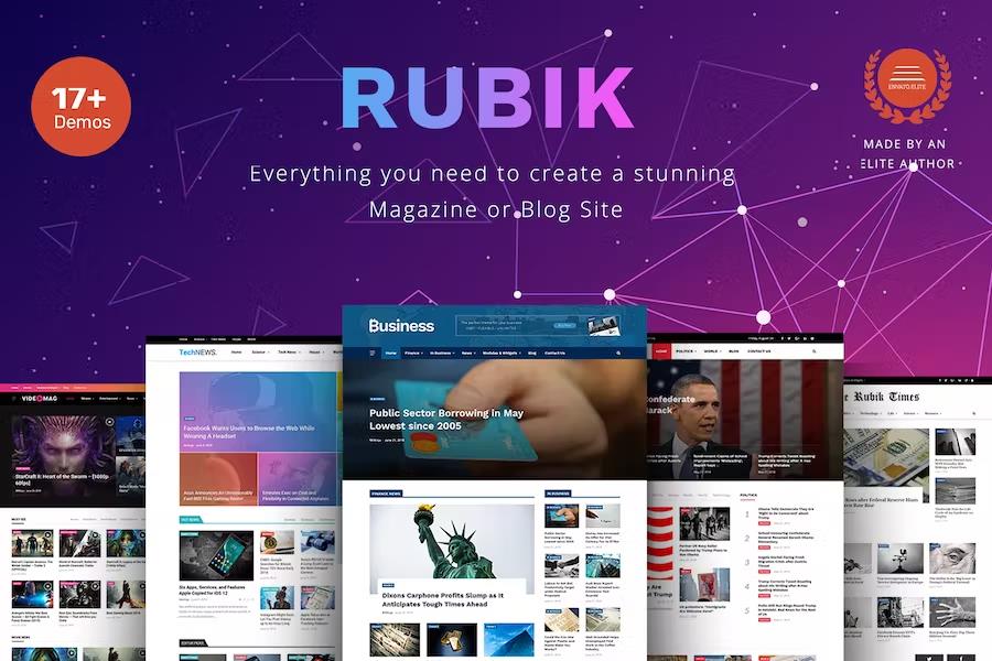 Rubik - A Perfect Theme for Blog Magazine Website