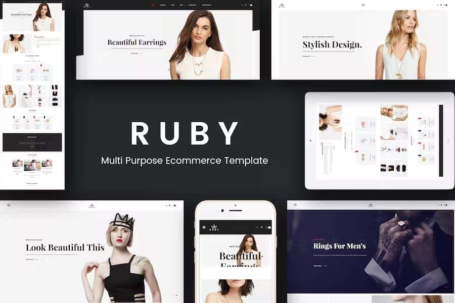 Ruby - Jewelry Store Responsive Prestashop 1.6 & 1.7 Theme
