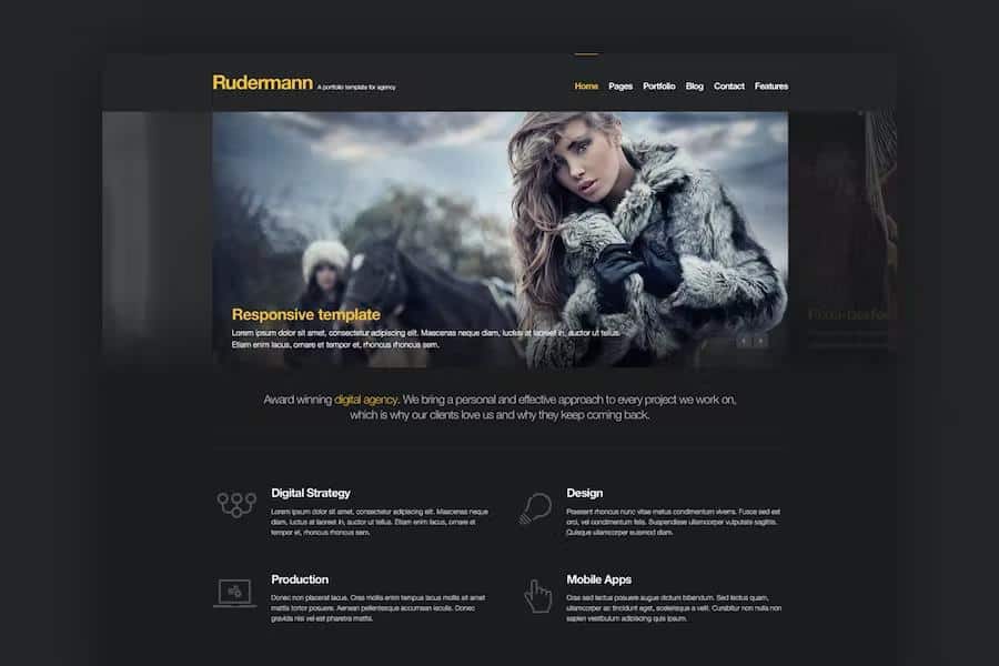 Rudermann - Responsive Retina Ready HTML Template