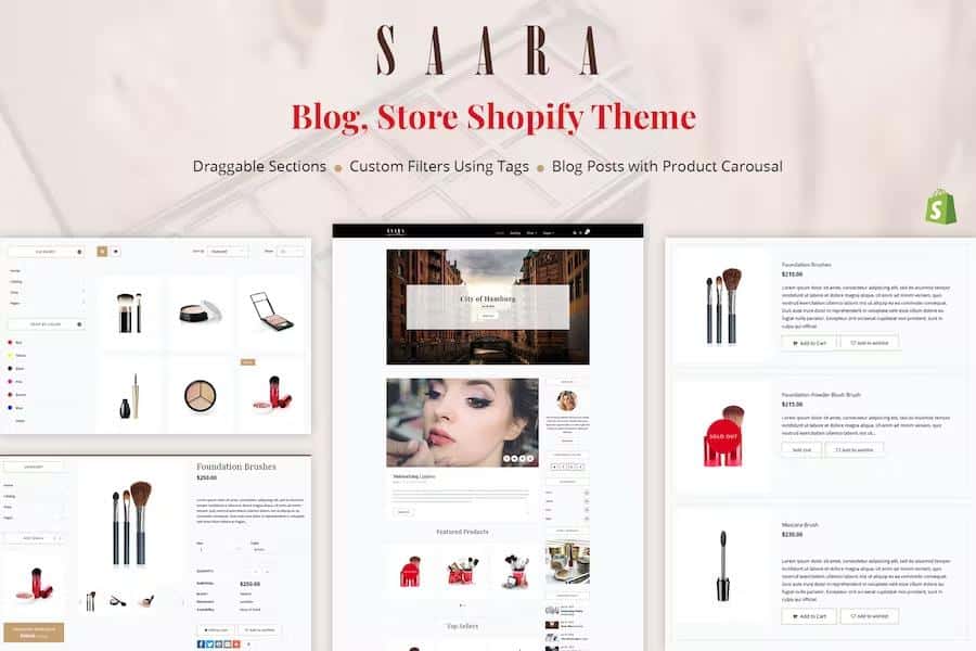 Saara - Blog Shopify Theme