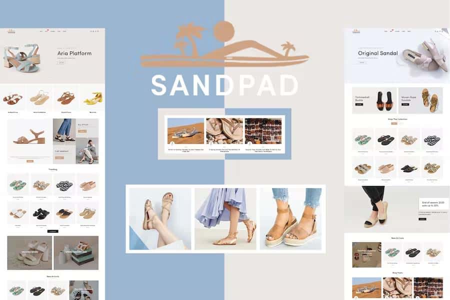 Sandpad - Sandals And Footwear Shoes Responsive Shopify Theme