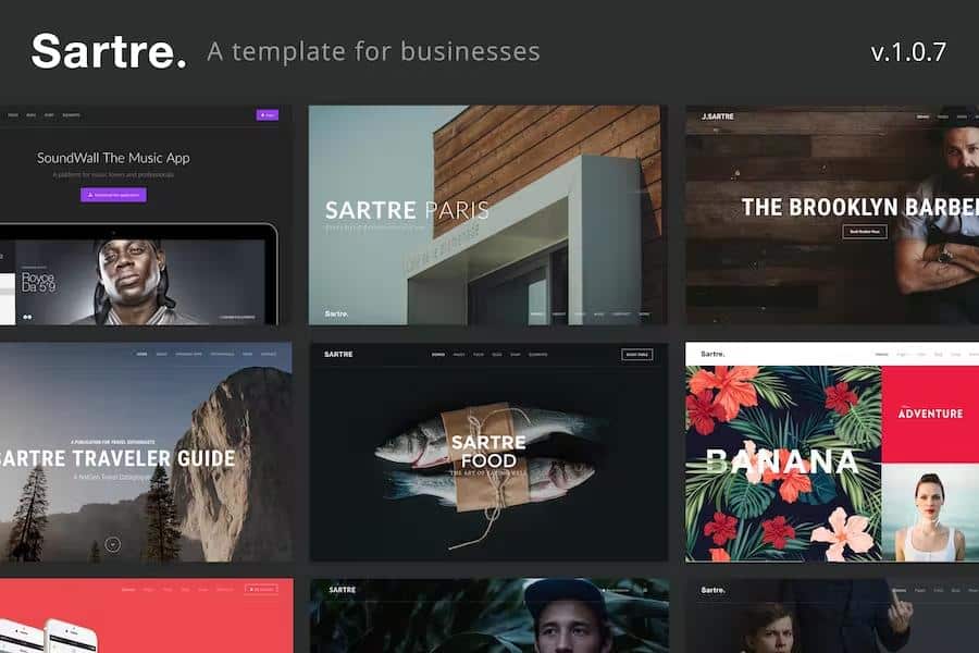 Sartre - Creative Multipurpose HTML Template