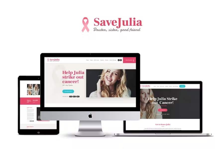 Save Julia - Donation & Fundraising Charity WordPress Theme