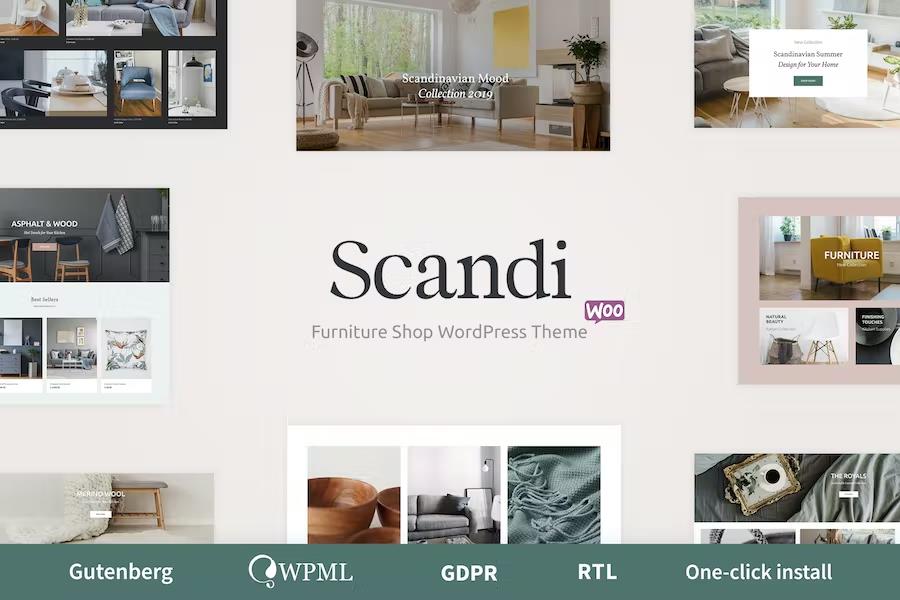 Scandi - Furniture Store and Home Decor Shop WooCommerce Theme