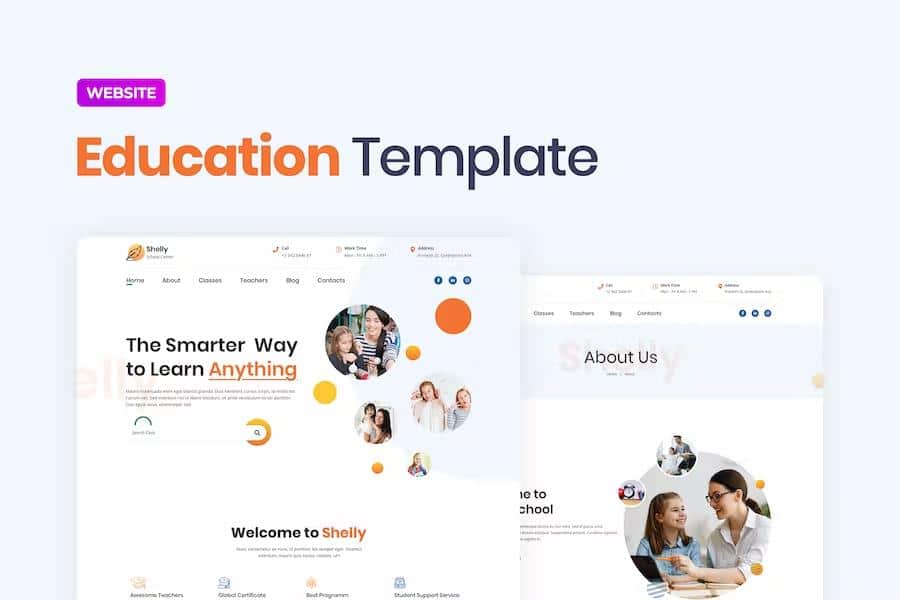 Shelly - School Website Template