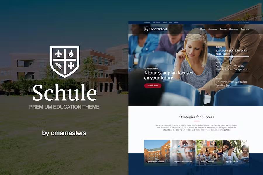 Schule - School & Education WordPress Theme with LMS