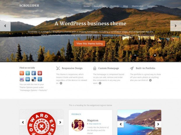 WooThemes Scrollider WooCommerce Themes