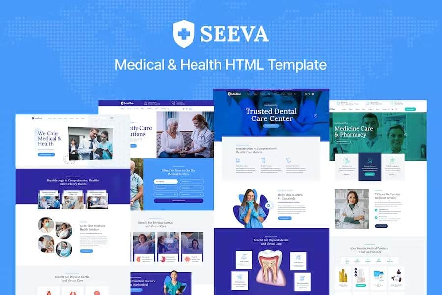 Seeva - Medical & Healthcare Service HTML Template