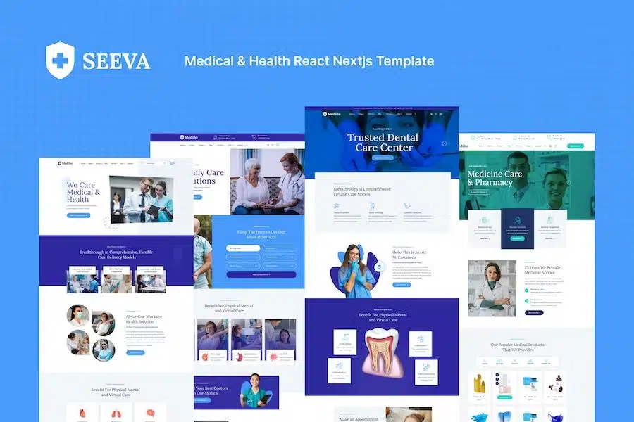 Seeva - Medical & Healthcare Service React Next Template