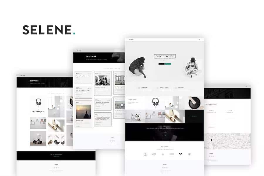 Selene - Creative Portfolio   Agency Template
