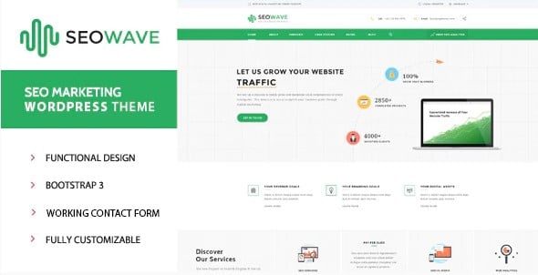 Seo Wave - WordPress Theme for SEO