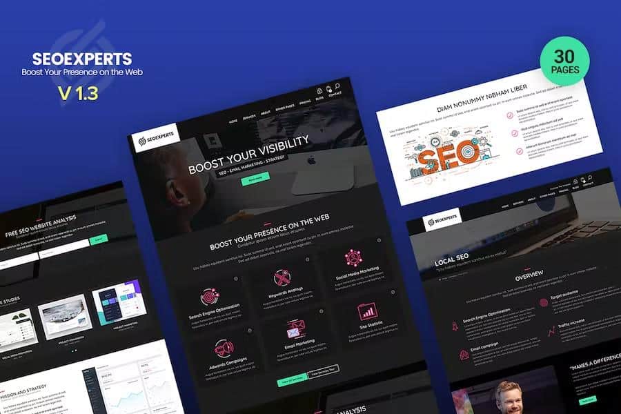SeoExperts - SEM and Social Media Marketing Template