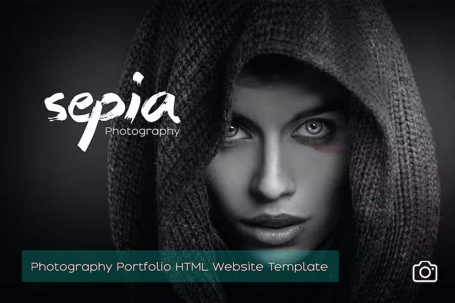 Sepia - Photography Portfolio HTML Website Template