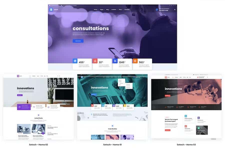 Setech - IT Services and Solutions HTML Template