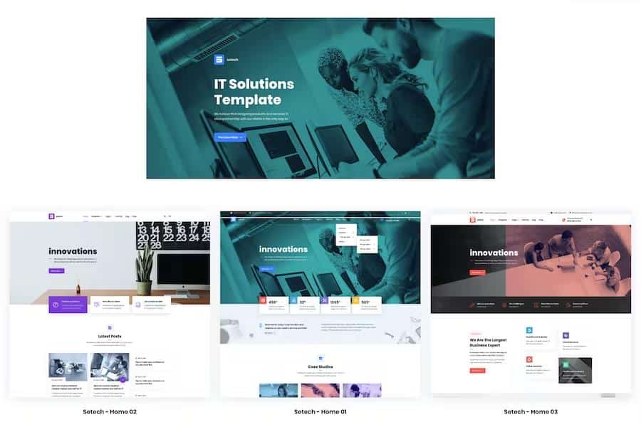 Setech - IT Services and Solutions WordPress Theme
