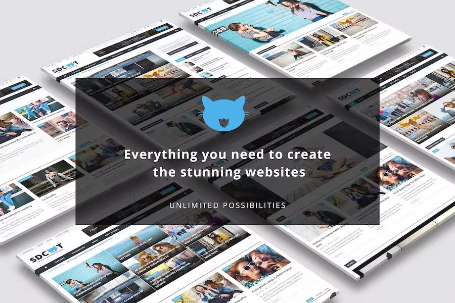 Shadowcat - A News and Magazine WordPress Theme