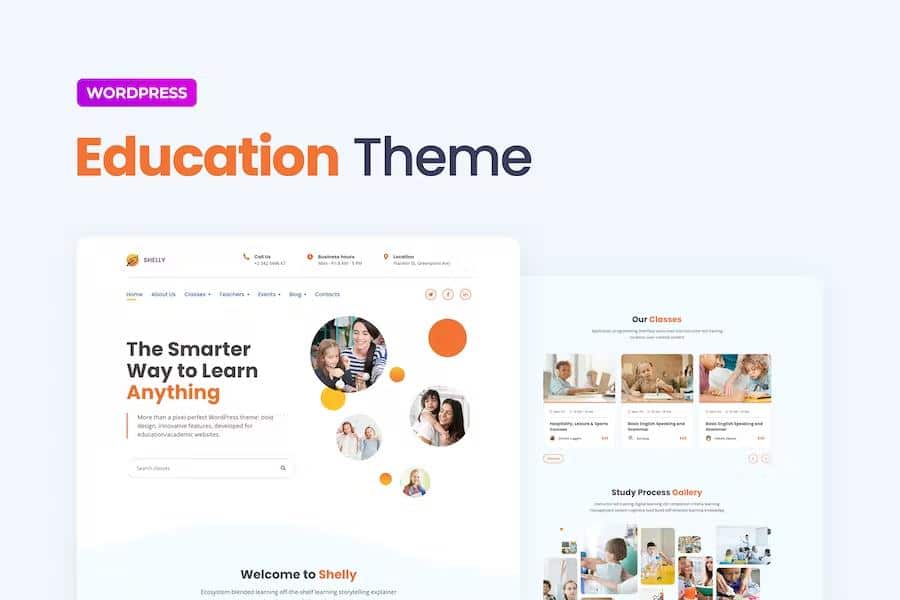 Shelly - School WordPress Theme