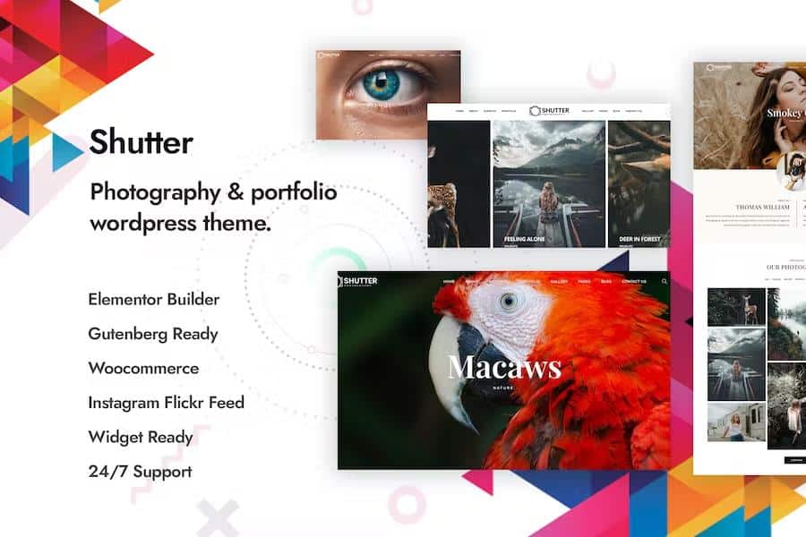 Shutter - Photography WordPress Theme