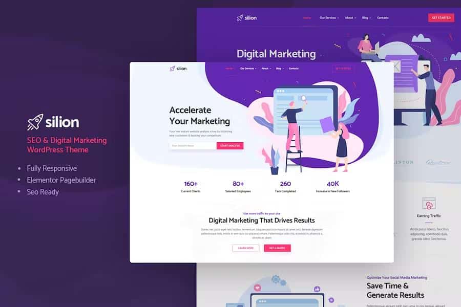 Silion - Digital Marketing WordPress Theme