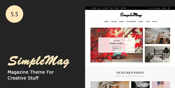 SimpleMag - Magazine Theme For Creative Stuff