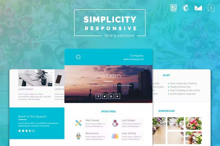 Simplicity Responsive Email Template - Version 2