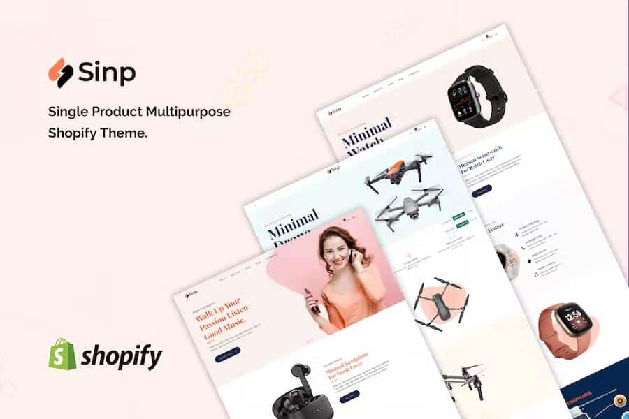 Sinp - Single Product Shop Shopify Theme