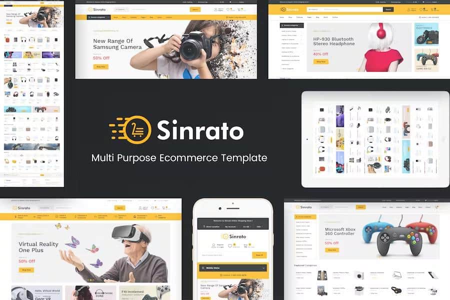 Sinrato - Electronics Theme for WooCommerce WordPress