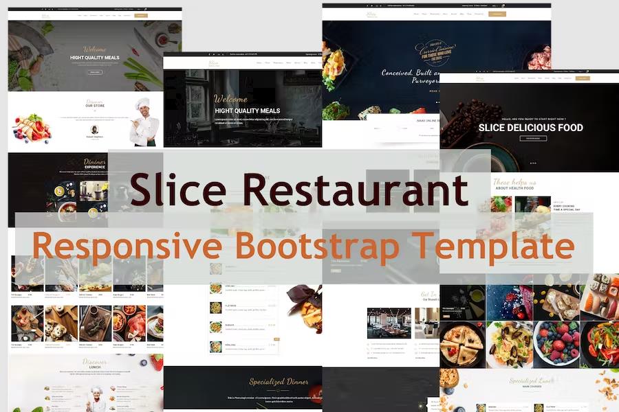 Slice Restaurant - Responsive Bootstrap Template