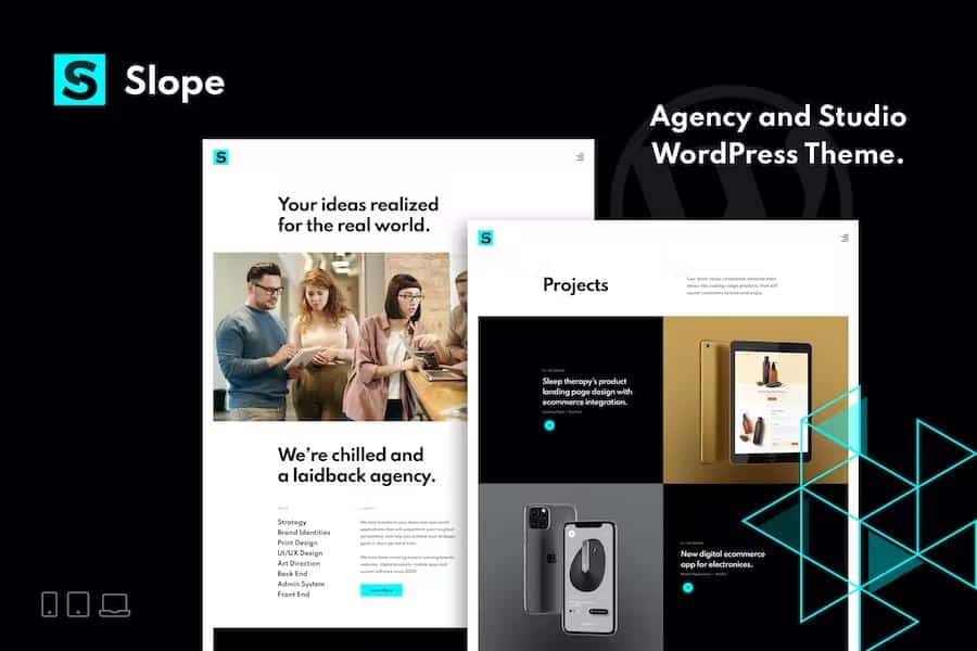 Slope - Agency & Studio WordPress Theme
