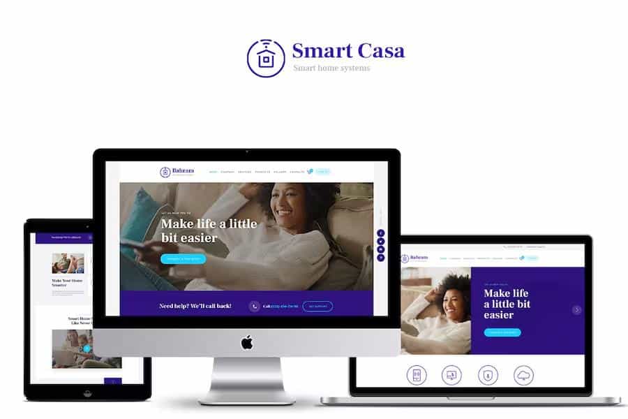 Smart Casa - Home Automation & Technologies WordPress Theme