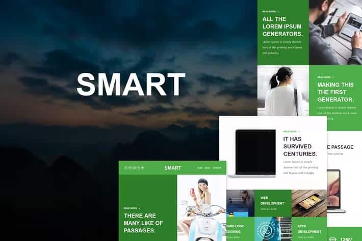 Smart Mail - Responsive E-mail Template + Themebuilder Access