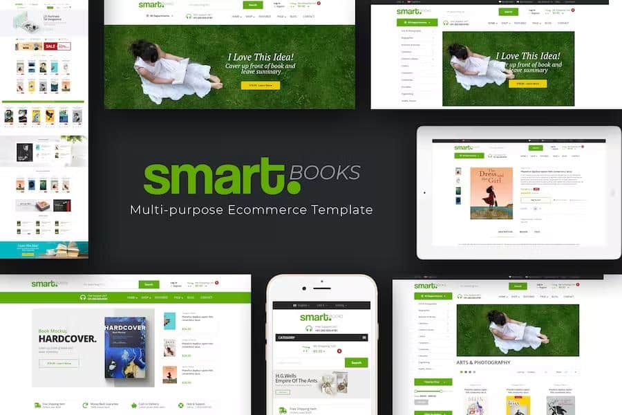 SmartBook - OpenCart Theme (Included Color Swatches)