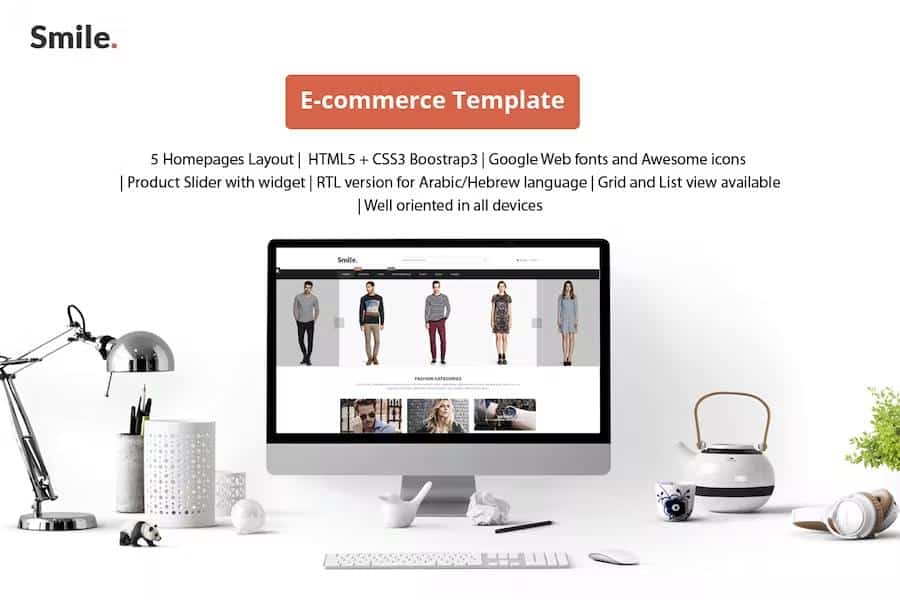 Smile - HTML E-commerce Template